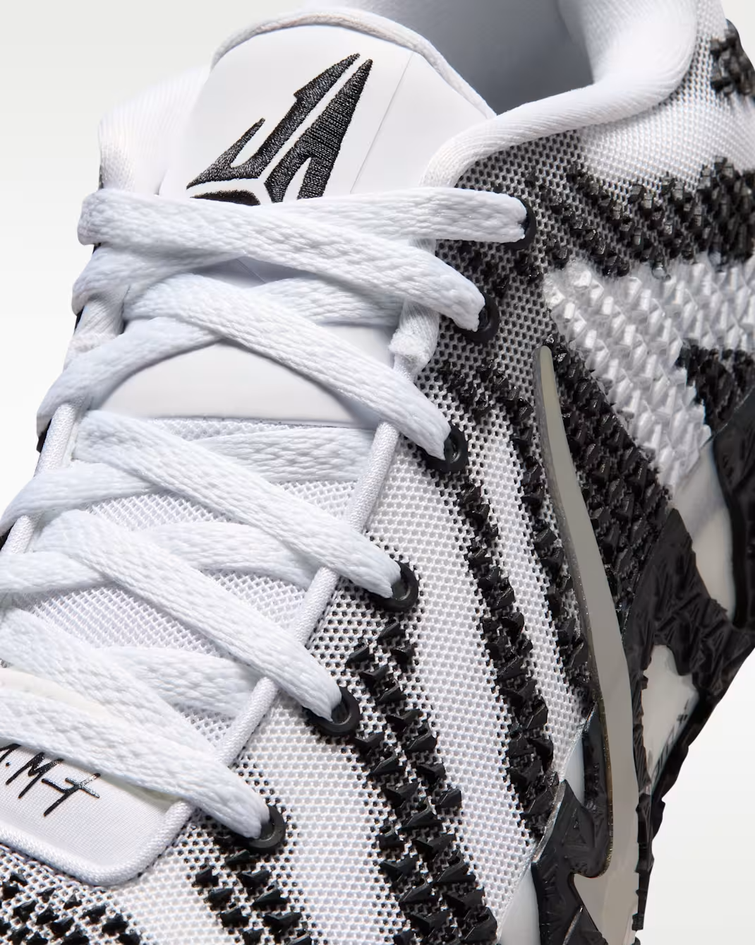 IV4426-101 Nike Ja 3 Team Bank "White/Black" (IV4426-101/IV4425-101) (Men's)