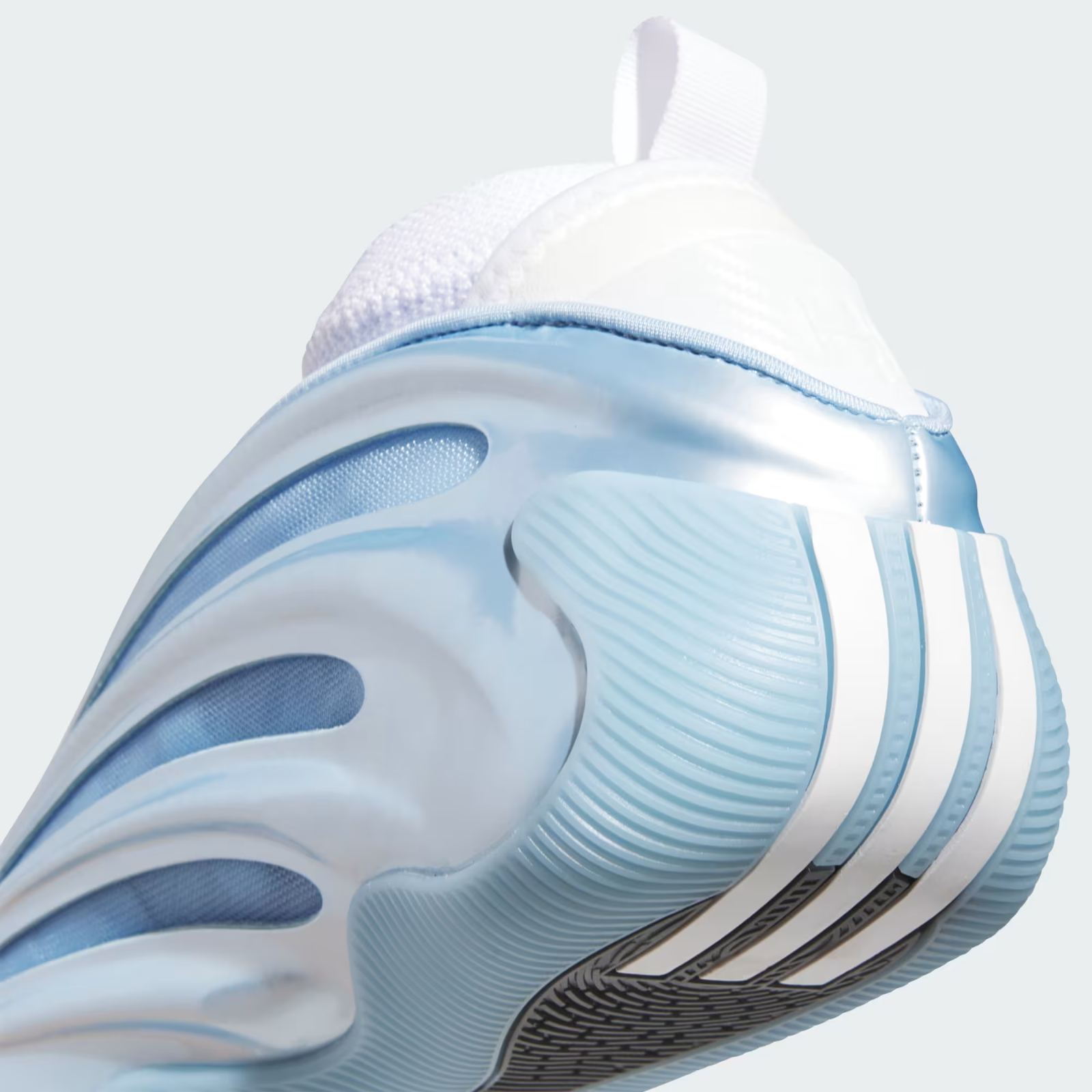 JH6482 adidas Harden Vol.9 Glow Blue Cloud White Core Black (Men's)