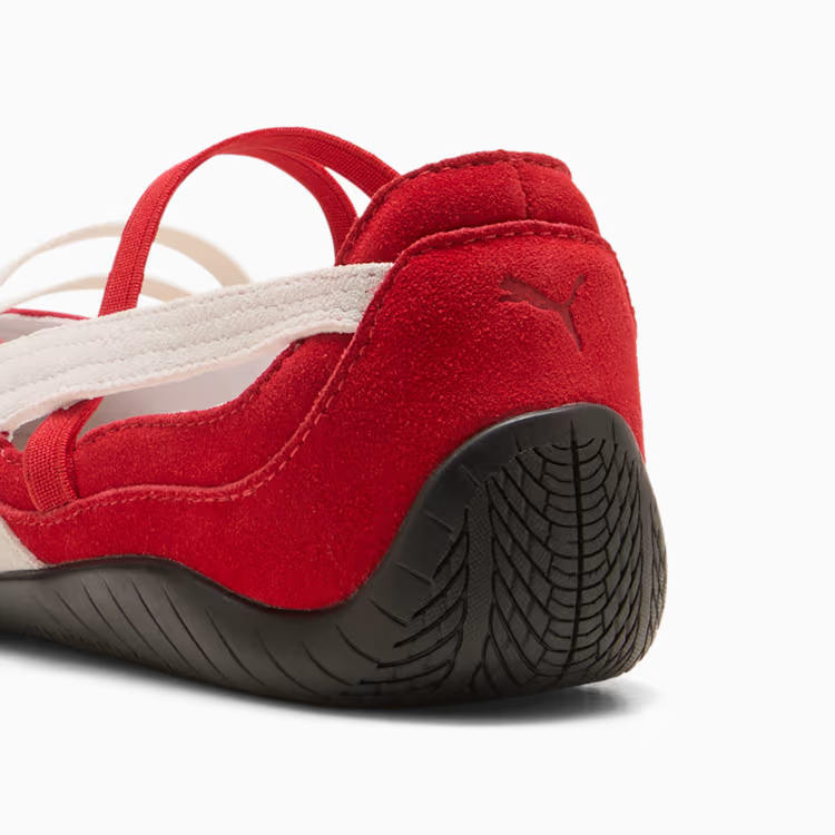 401287-07 Puma  Speedcat Ballet Suede For All Time Red Puma White (Women's)
