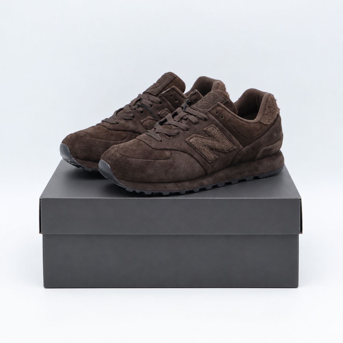 U574BSI1 Stone Island New Balance 574 Legacy Ghost Brown (Men's)