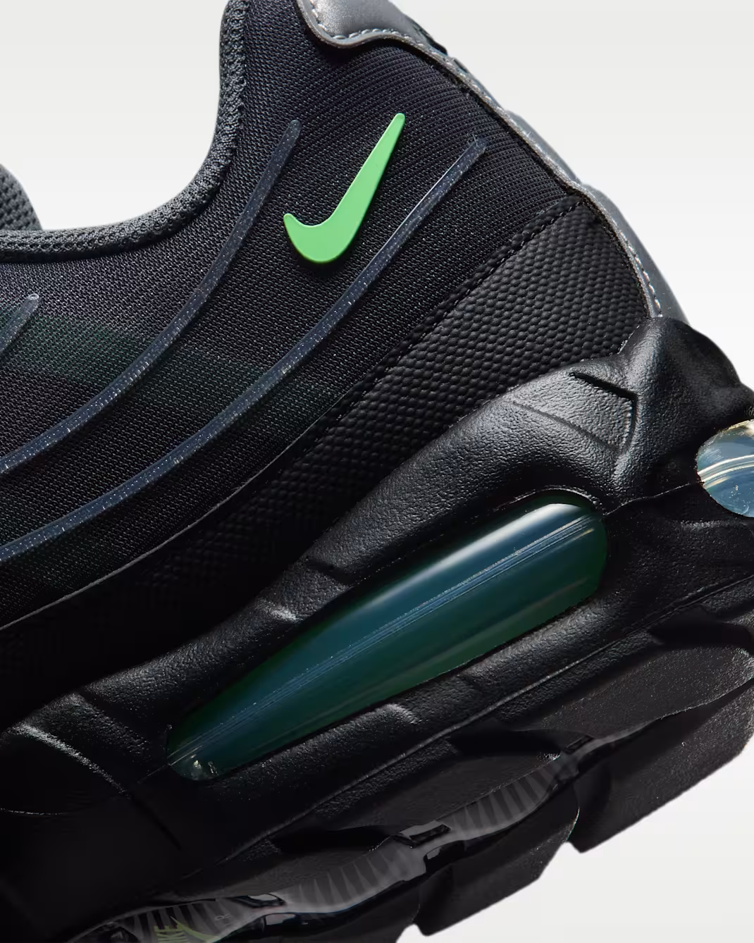 IH7853-004 Nike Air Max 95 Big Bubble Tech "Iron Grey/Dream Green" (Men's)