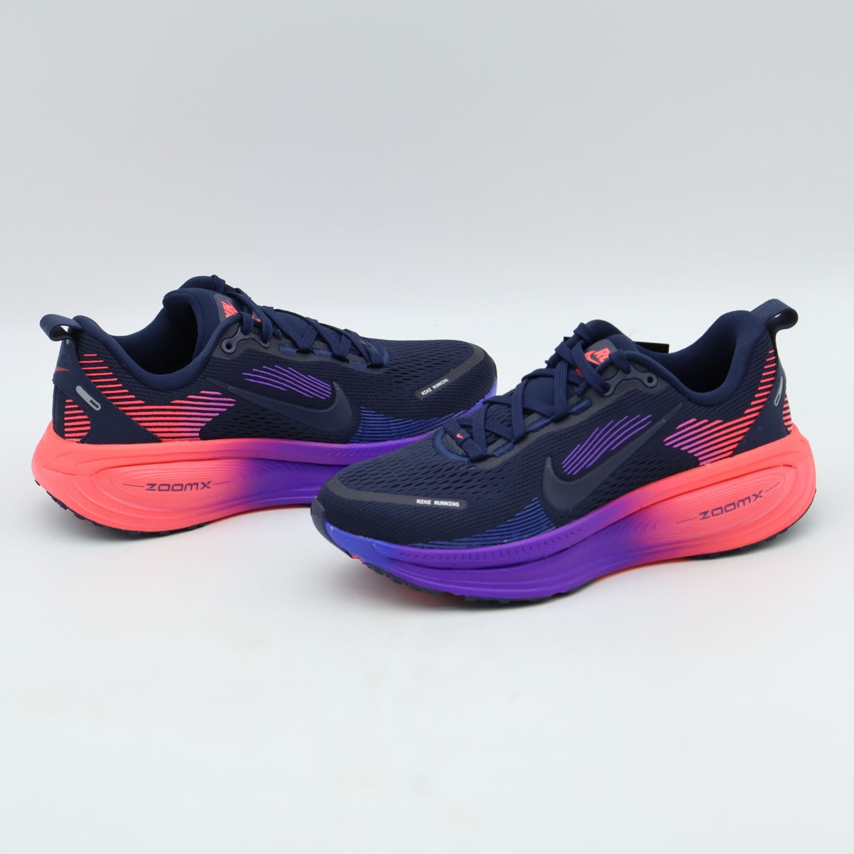 IR0784-451 Nike Vomero 18 Obsidian Purple Dynasty Flash Crimson (Women's)