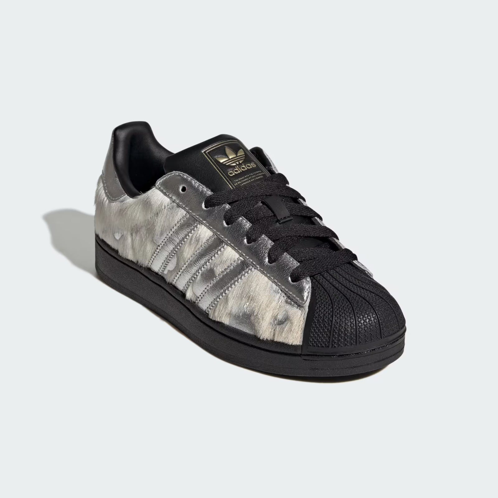 KJ4863 adidas Superstar 2 "Cream White/Silver Metallic/Core Black" (Women's)