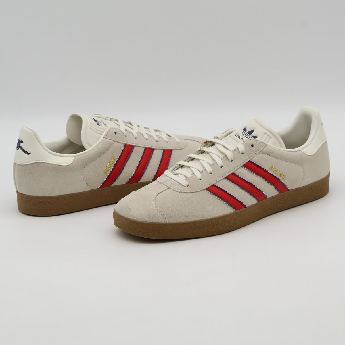 JS3042 Arsenal FC adidas Originals Gazelle Terrace Icons Off White Better (Men's