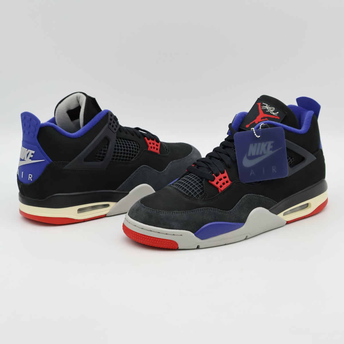 FV5029-003 Nike Air Jordan 4 Rare Air White Lettering Black Fire Red (Men's)