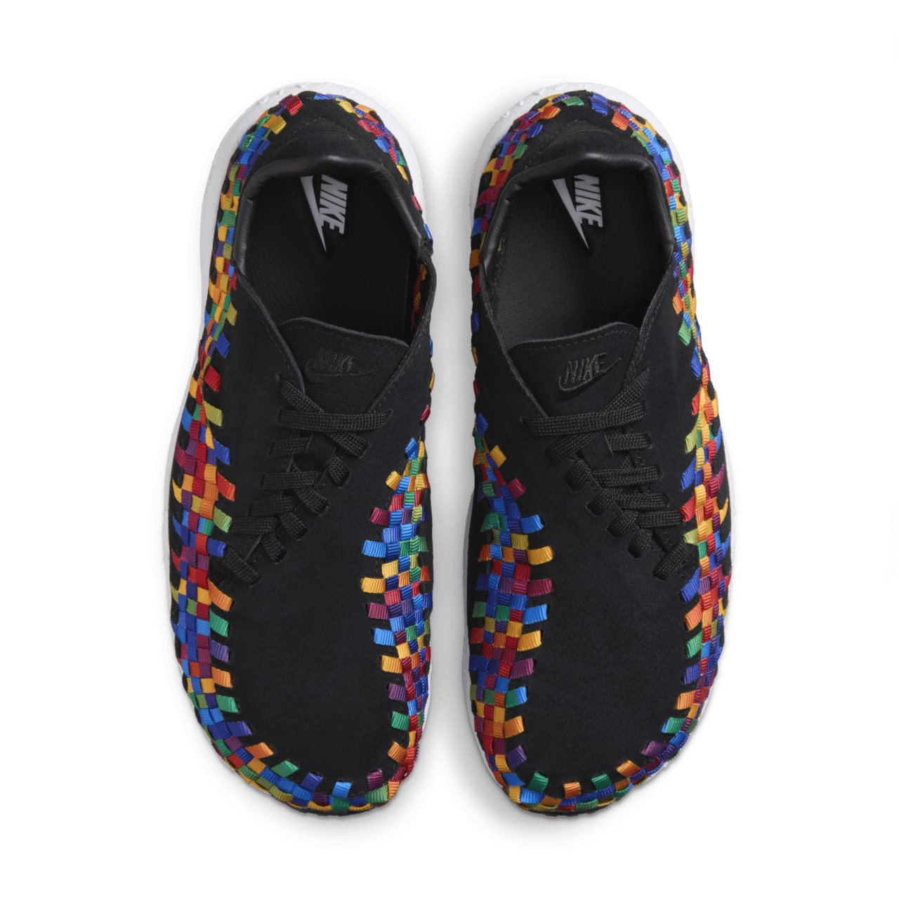 FB1959-002 Nike Air Footscape Woven Black and Multi-Color (Women's)