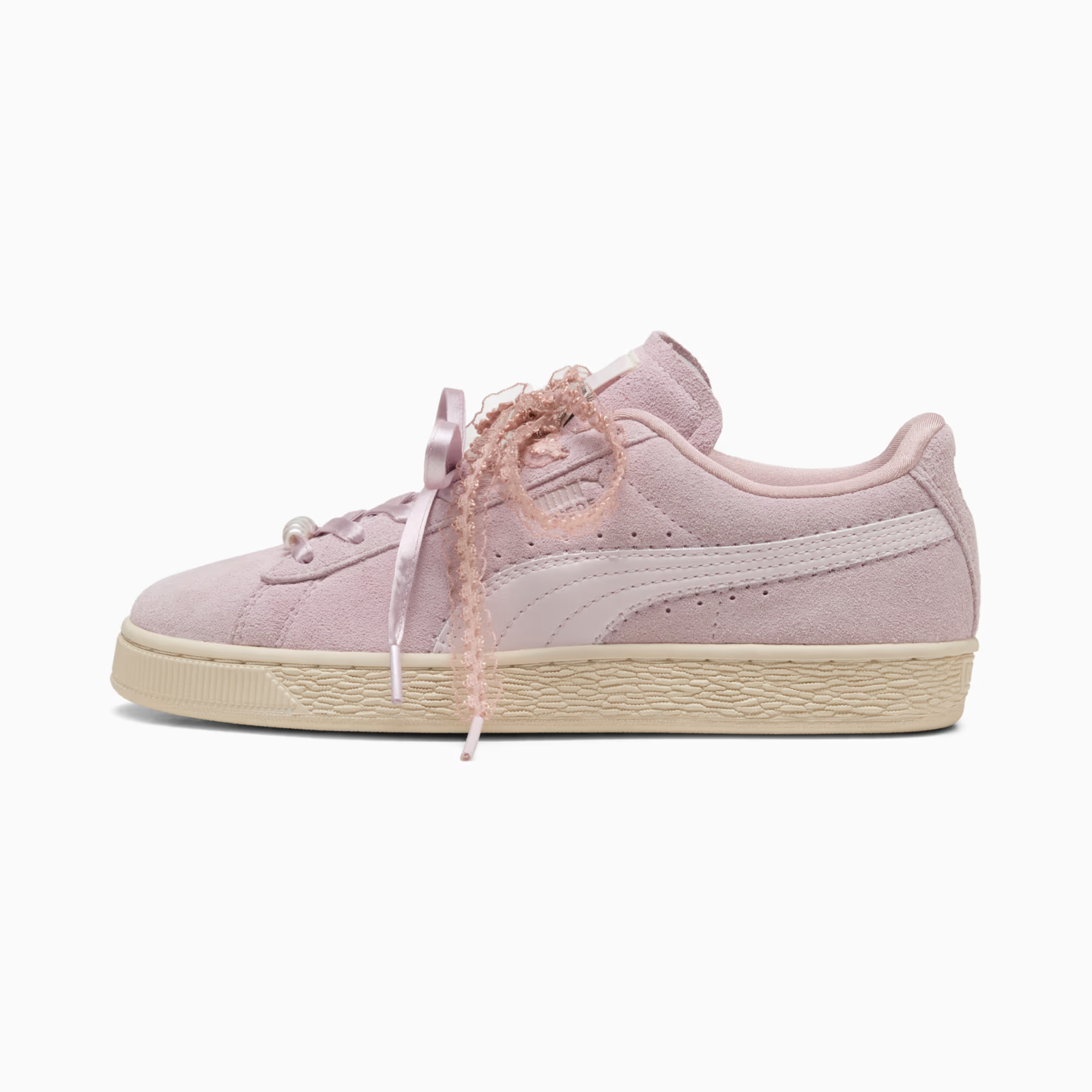408330-05 Puma Suede Bloom "Misty Pink/Powder Pink" (Women's)