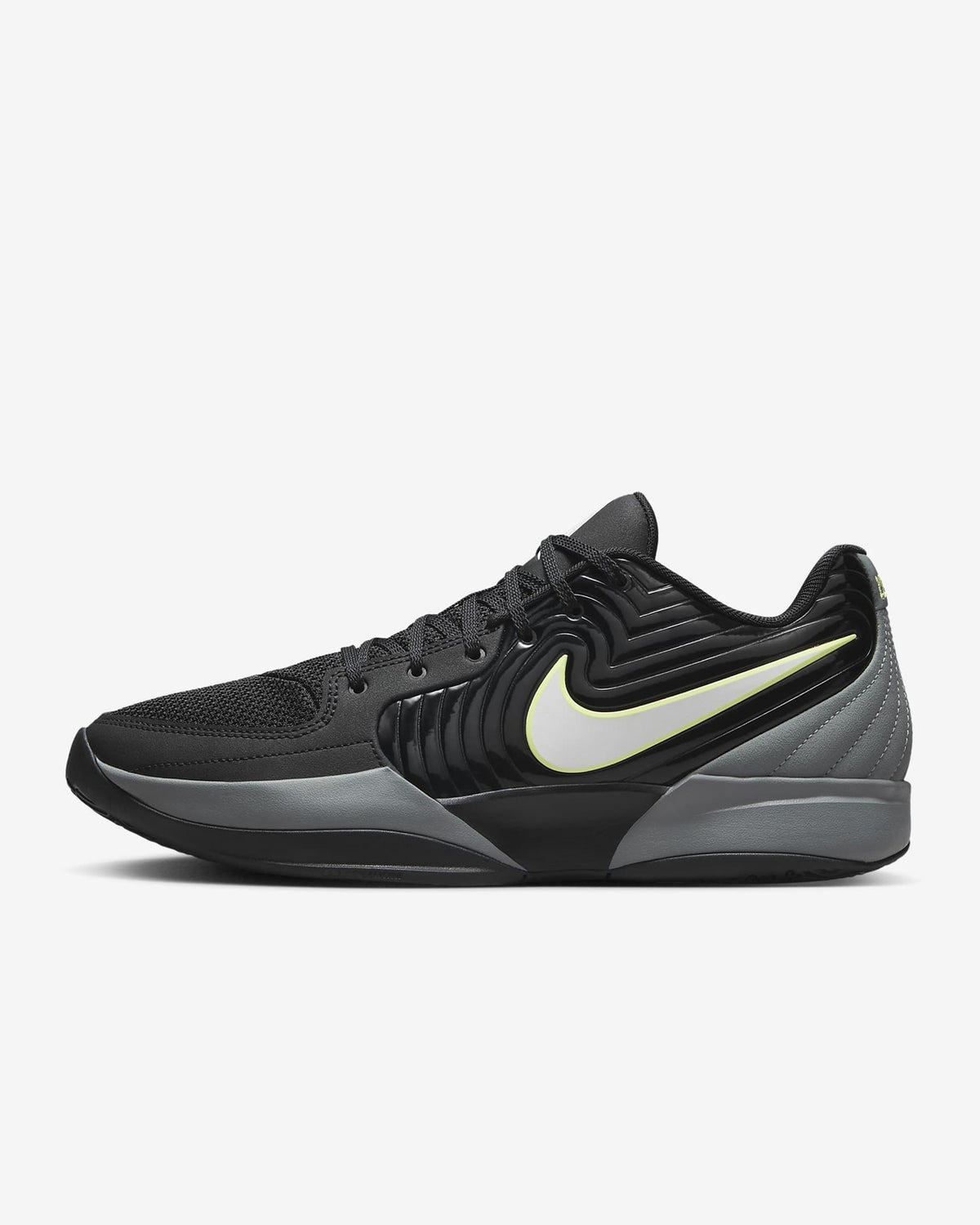 FD7327-001 Nike Ja 2 Black Light Smoke Grey Light Lemon Twist Phantom (Men's)