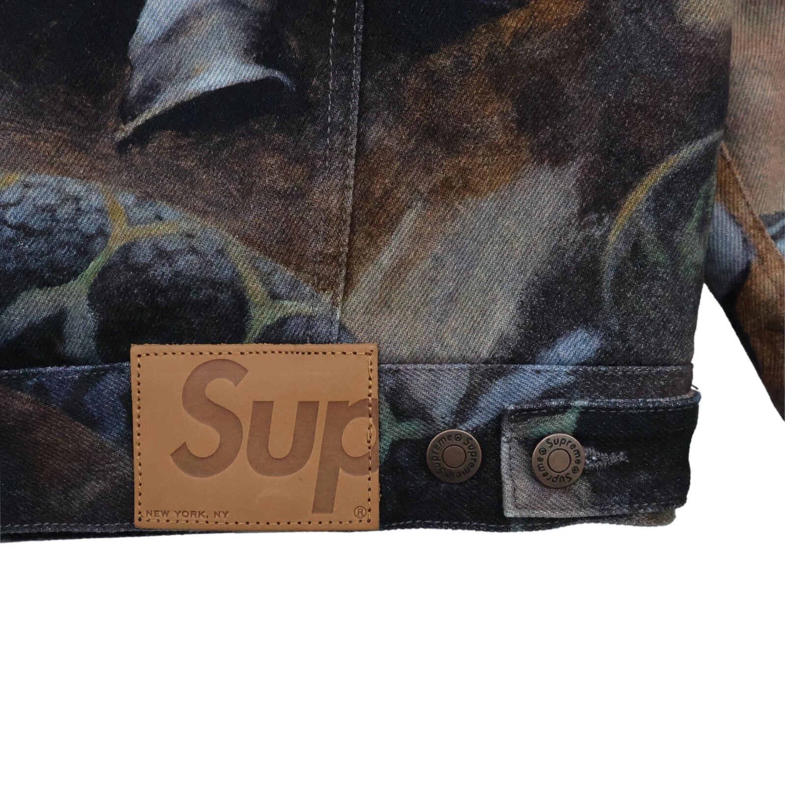 Supreme Frank Frazetta Faux Shearling Lined Trucker Jacket Multi