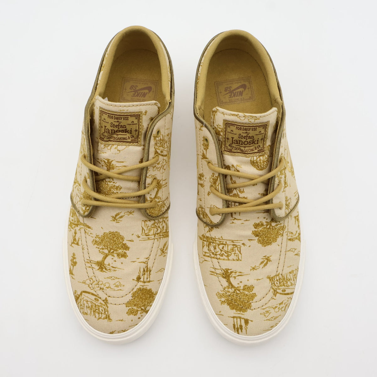 FD6641-200 Nike SB Zoom Janoski Premium Sesame Brongene Sail Flat Gold (Men's)