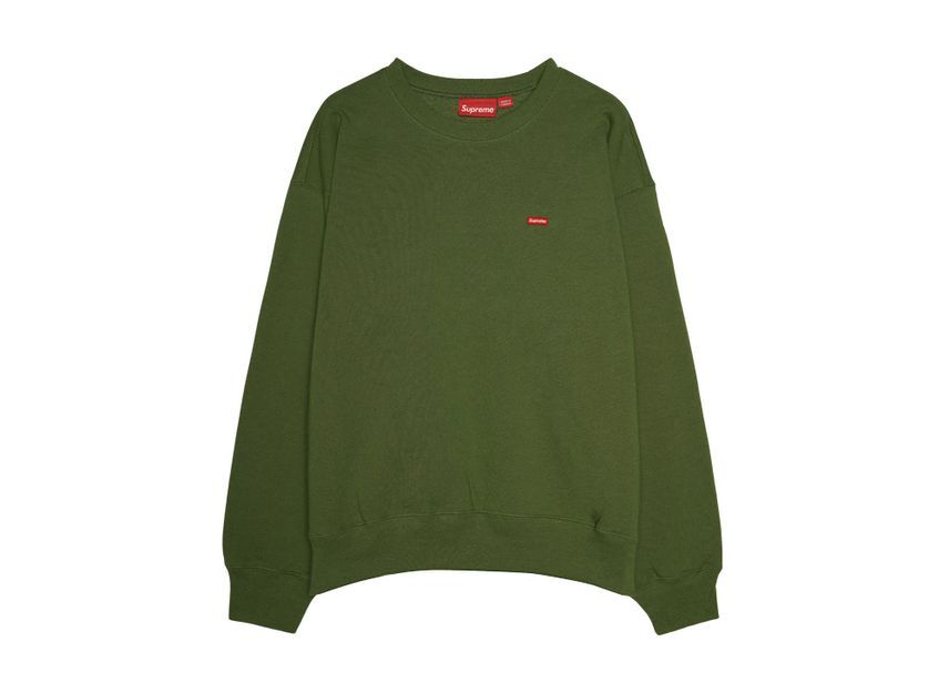 Supreme Small Box Crewneck Olive