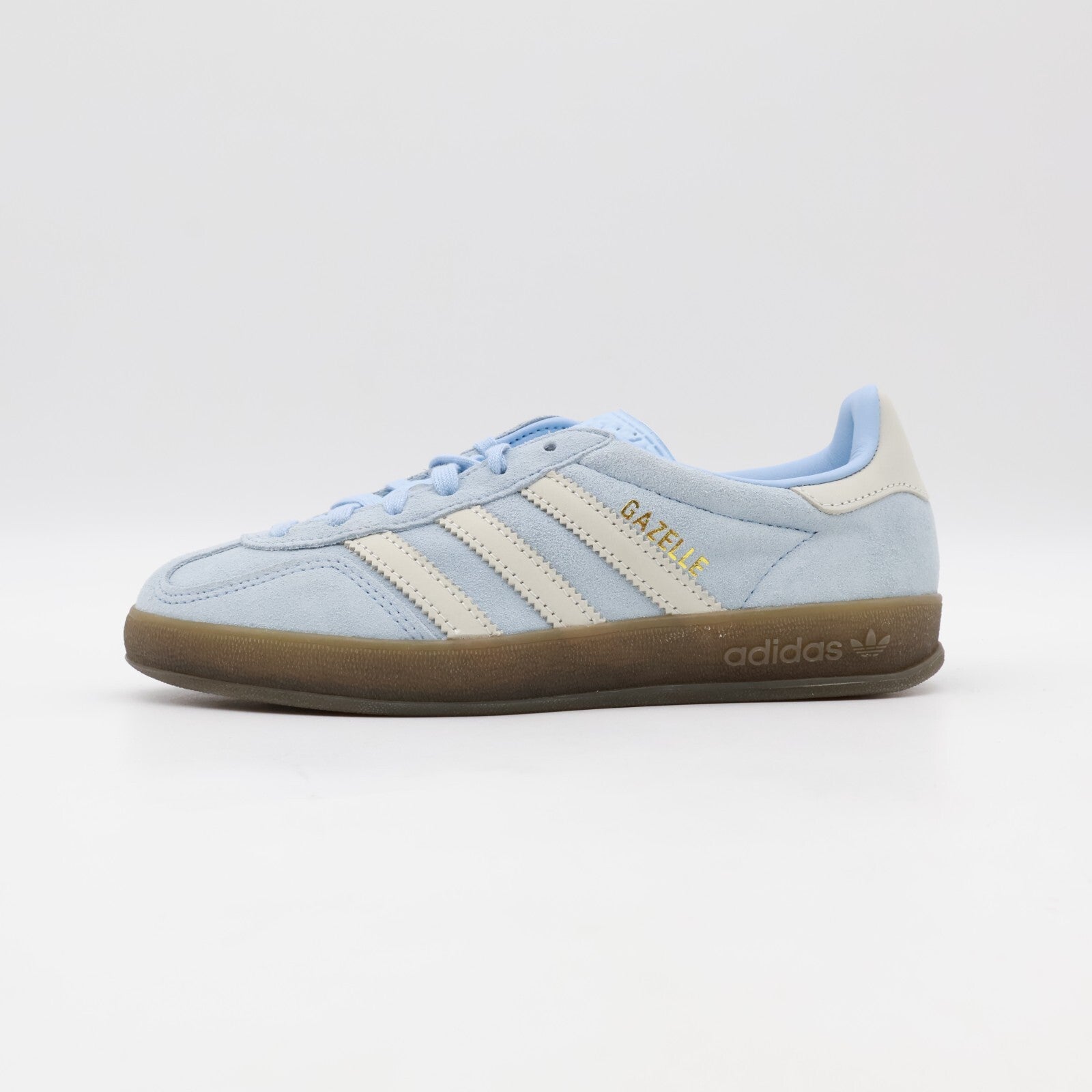 JI2717 adidas Originals Gazelle Indoor Clear Sky Off White Gum (Women's)