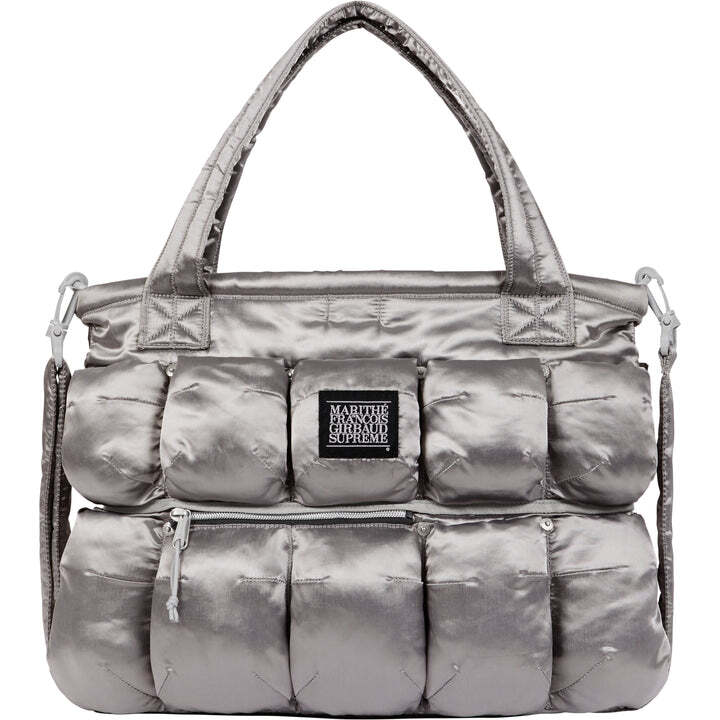 Supreme Marithe Francois Girbaud Pokachu Puffer Tote Bag Silver