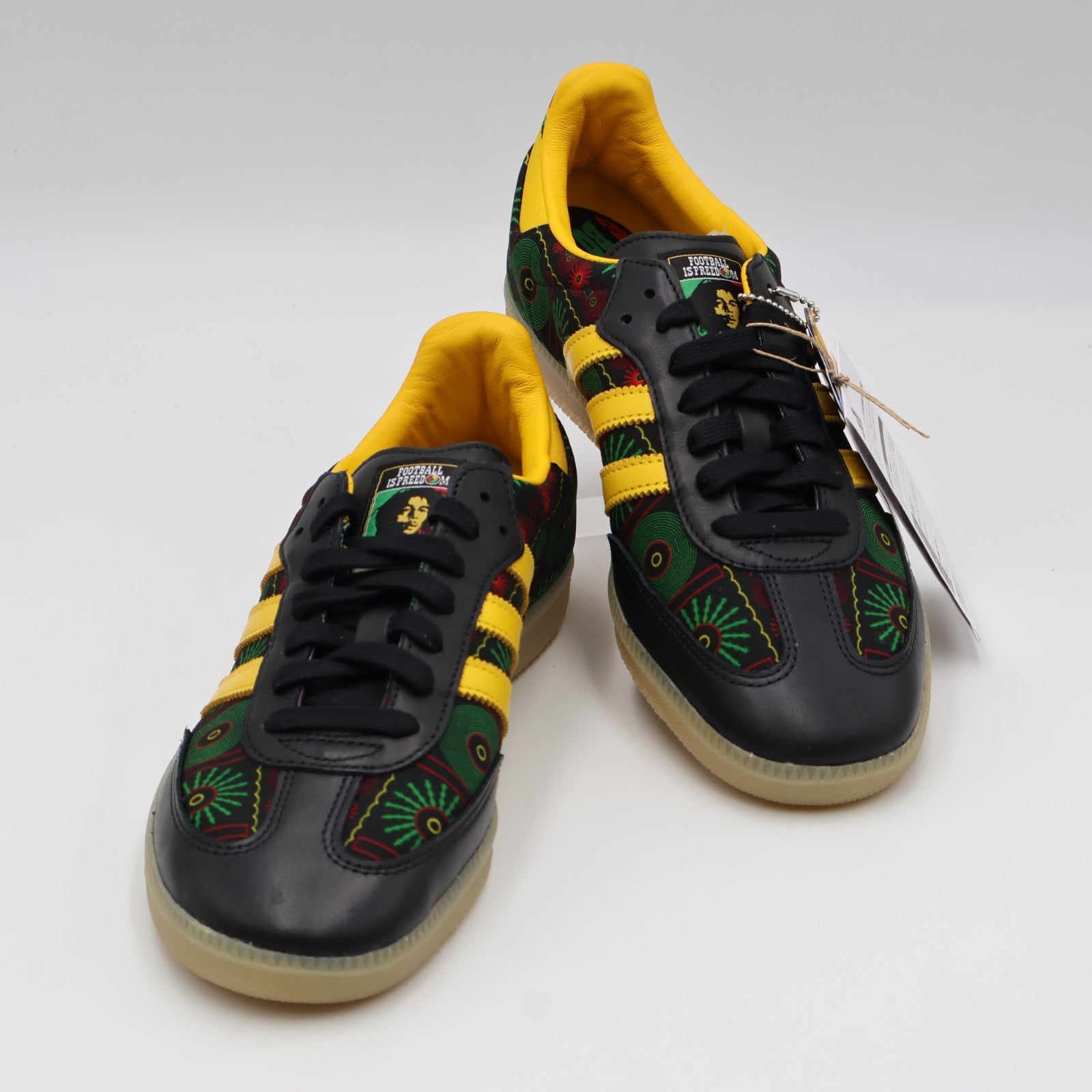 KI8571 Bob Marley adidas Samba Black Yellow Gum (Men's)