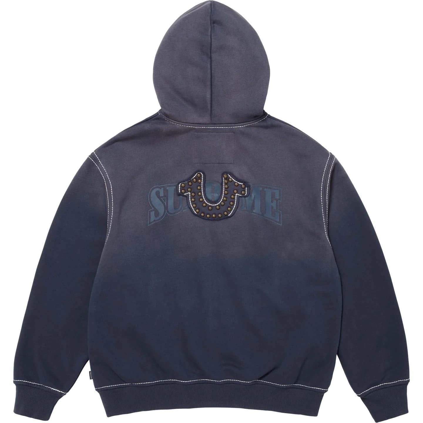 Supreme True Religion Zip Up Hooded Sweatshirt Navy