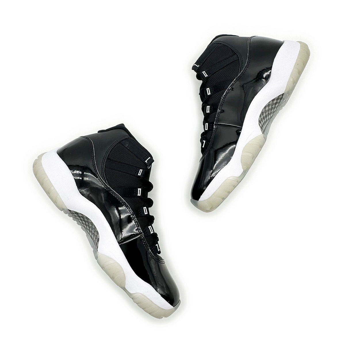 CT8012-011 Nike Air Jordan 11 Jubilee Black Clear White Metallic Silver