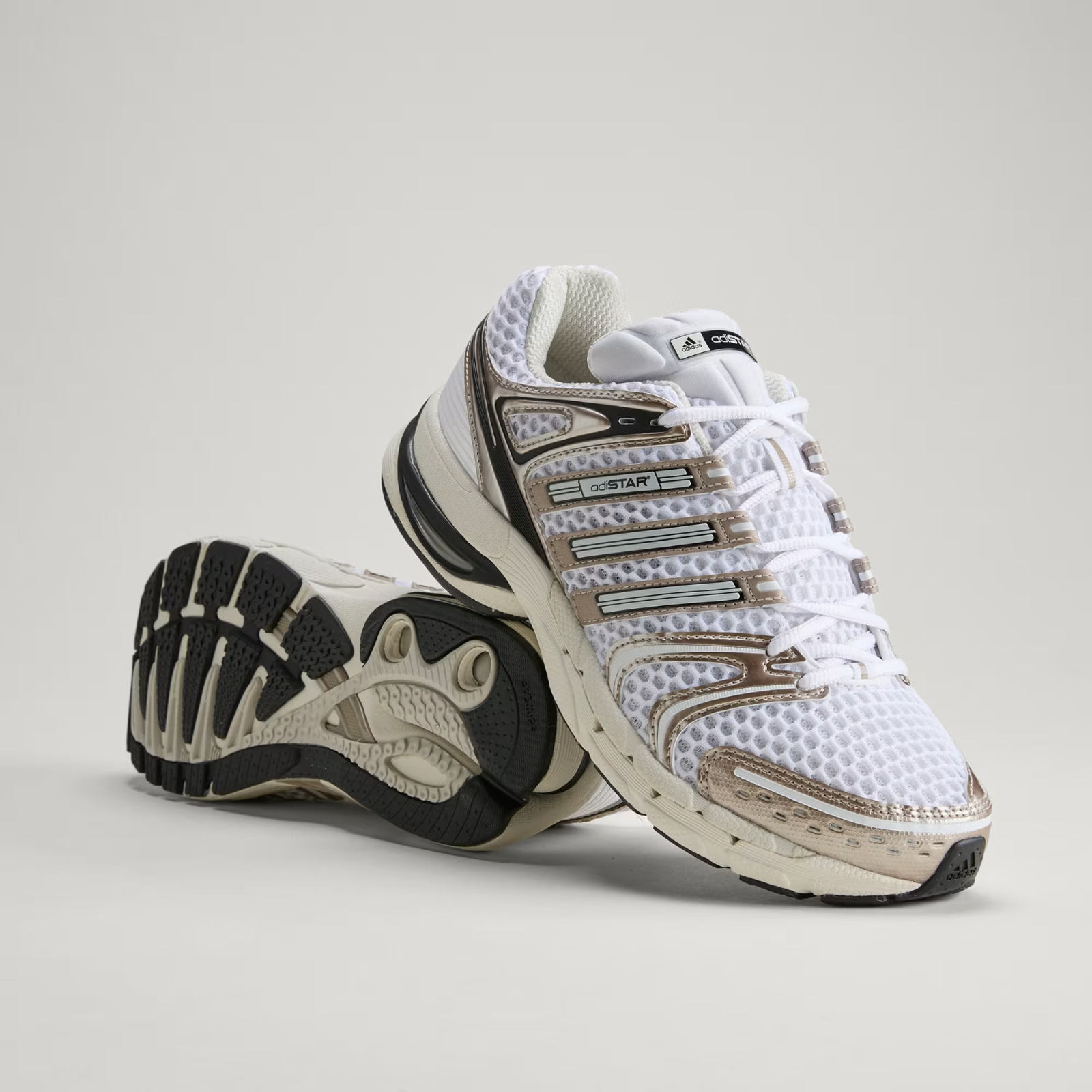 KI4470 Adidas Adistar Control 5 "Cloud White/Orbit Grey/Champagne Met" (Men's)