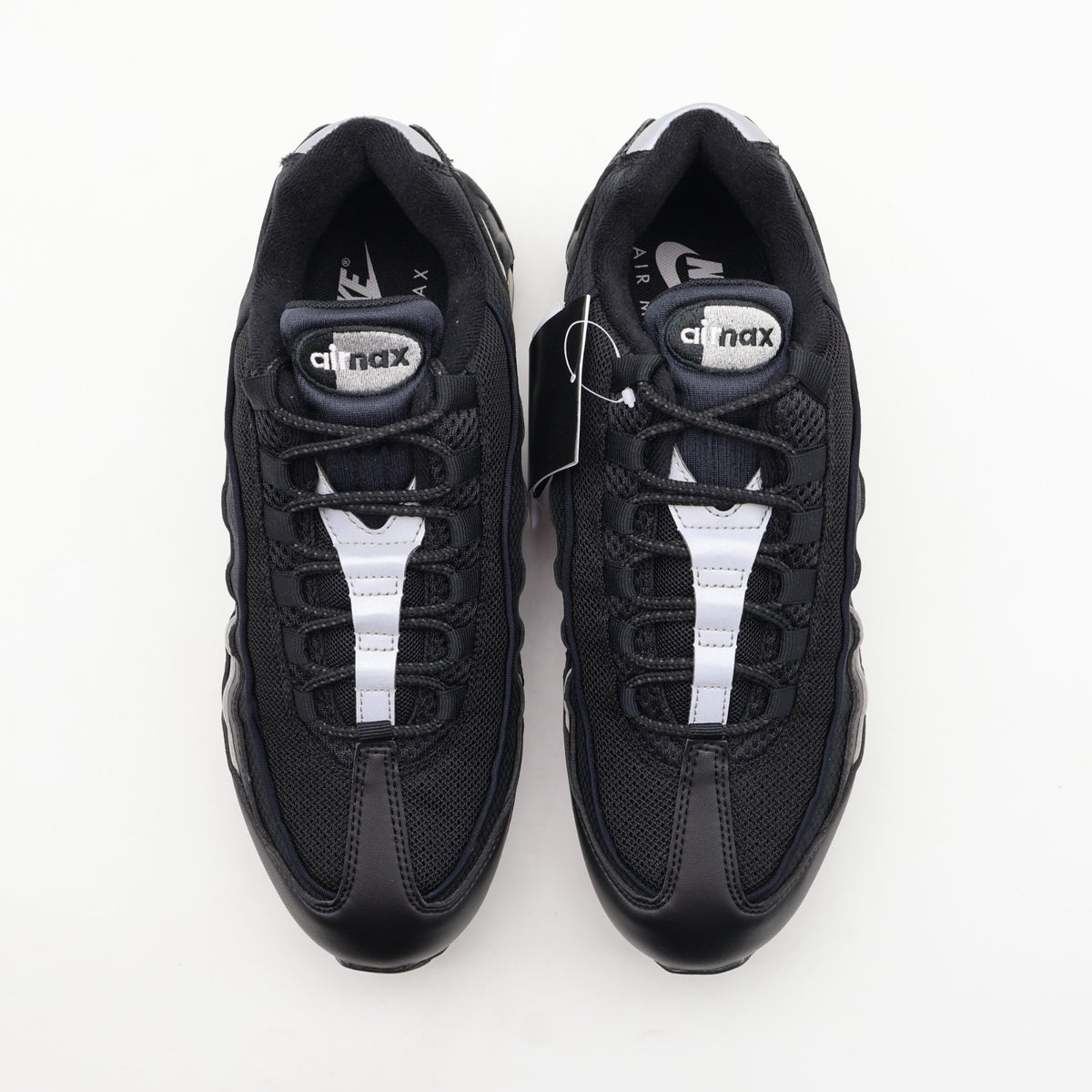 IB1667-003 Nike Air Max 95 OG Big Bubble Black White Metallic Silver (Men's)