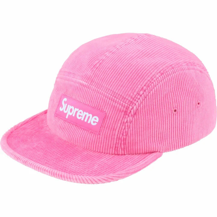 Supreme Corduroy Camp Cap Pink