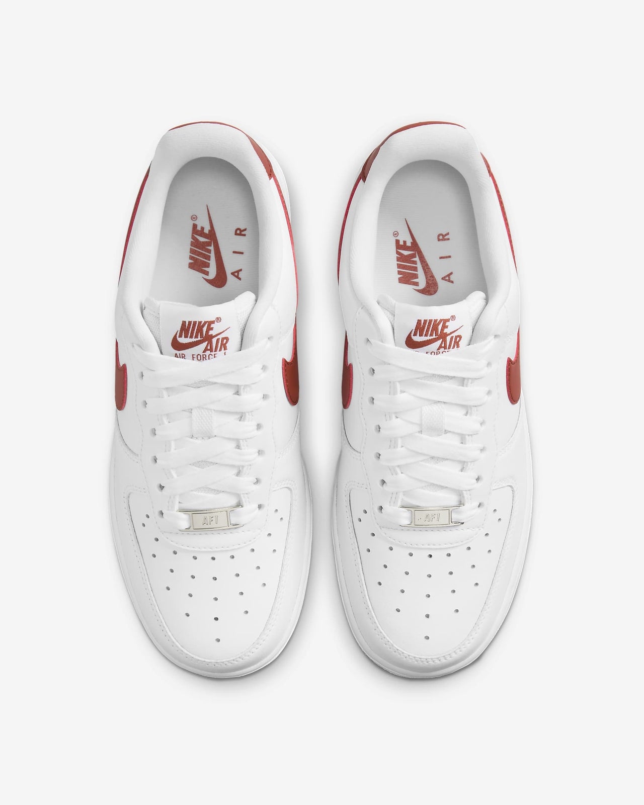 DD8959-115 Nike Air Force 1 '07 White Rugged Orange (Women's)