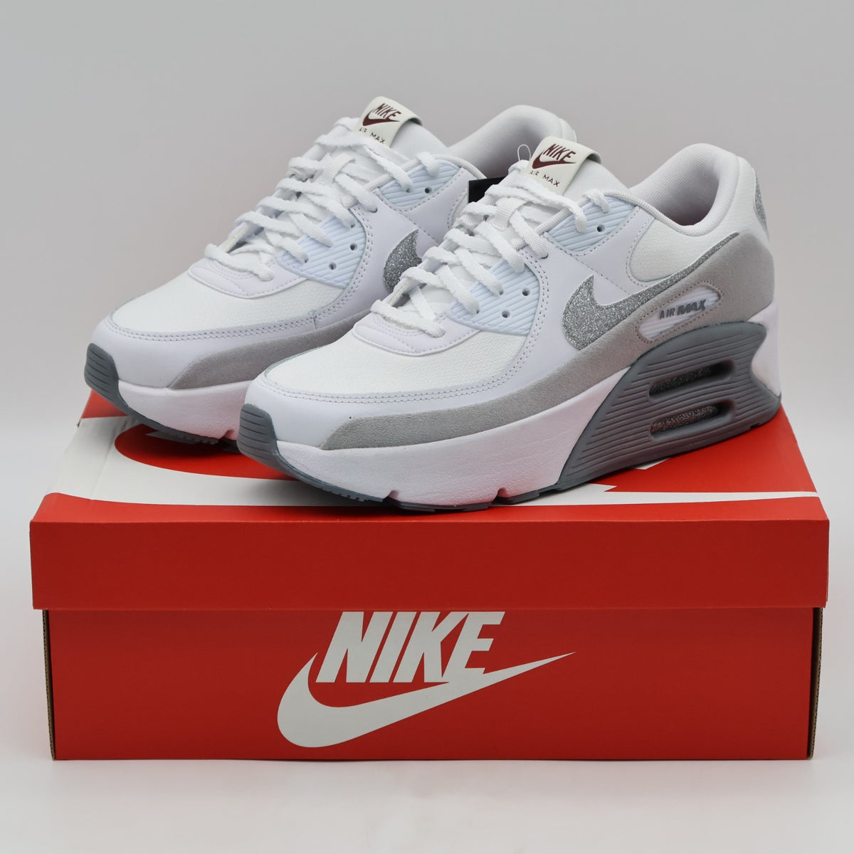 HQ3456-191 Nike Air Max 90 LV8 White Photon Dust Multi Color (Women's)
