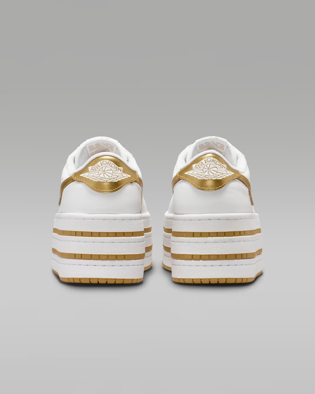IV5090-100 Nike Air Jordan 1 Triple Stack SE White Metallic Gold (Women's)