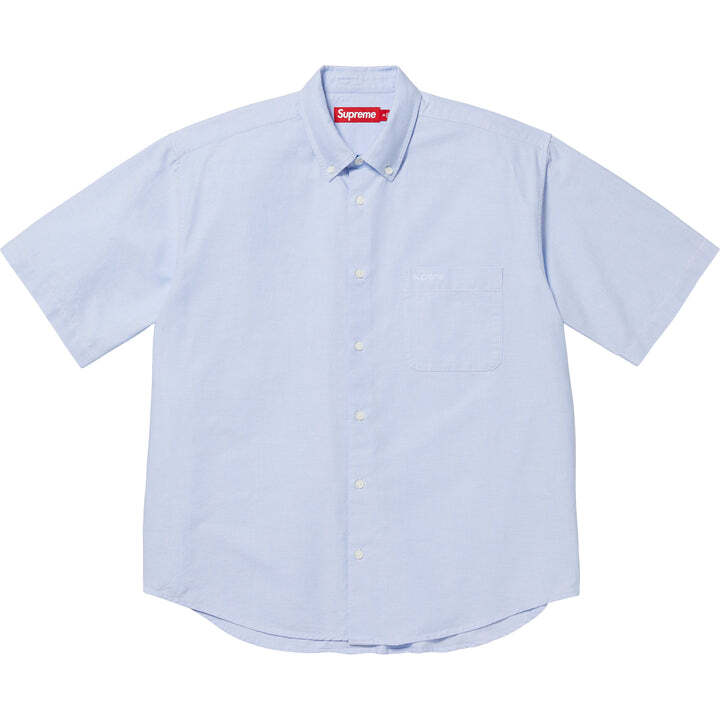 Supreme Loose Fit Oxford S/S Shirt Light Blue