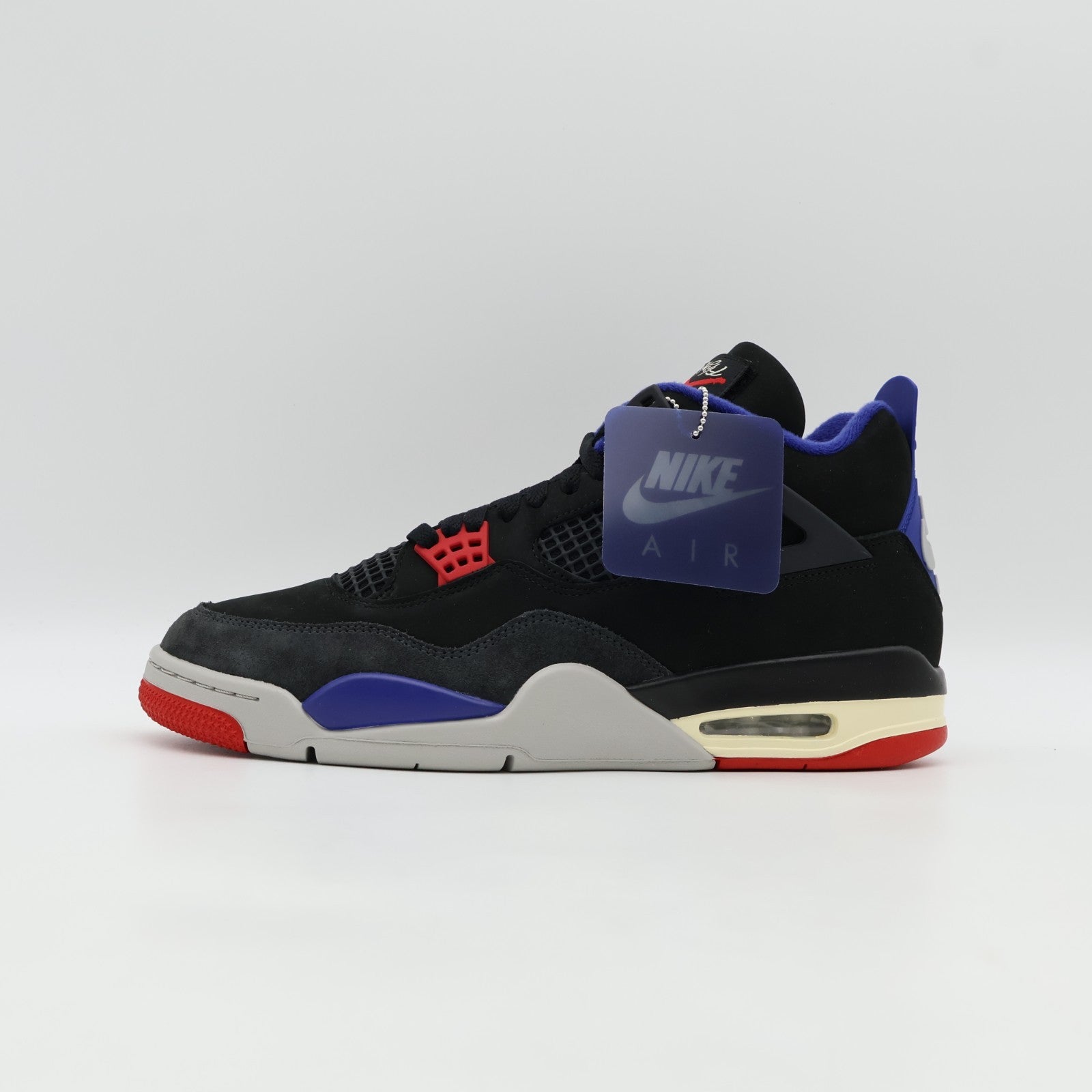 FV5029-003 Nike Air Jordan 4 Rare Air White Lettering Black Fire Red (Men's)