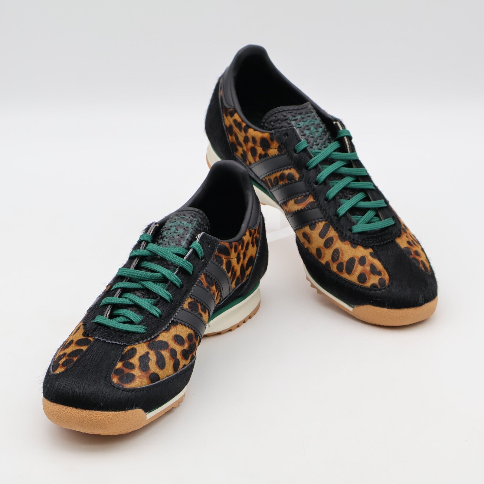 JI0187 adidas Originals SL72 OG Core Black Off White Collegiate Green (Women's)
