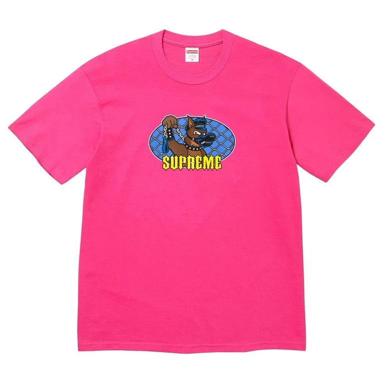 Supreme Leash Tee Fuchsia