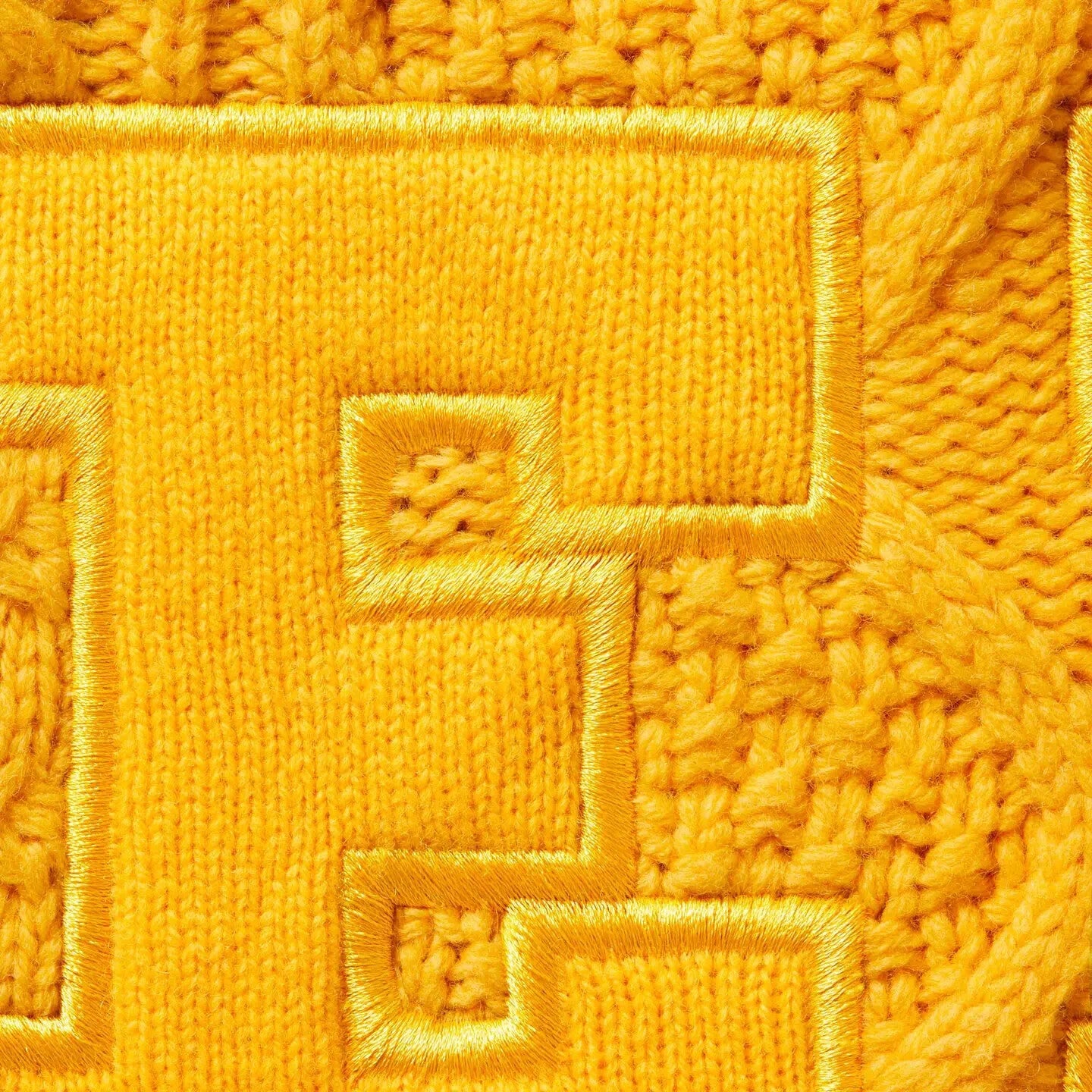 Supreme GOODENOUGH Zip Up Hooded Sweater Yellow