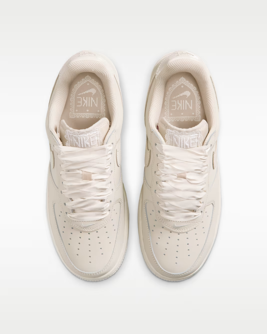 IR0871-100 Nike Air Force 1 Low Ribbon Lace Oatmeal (Women's)