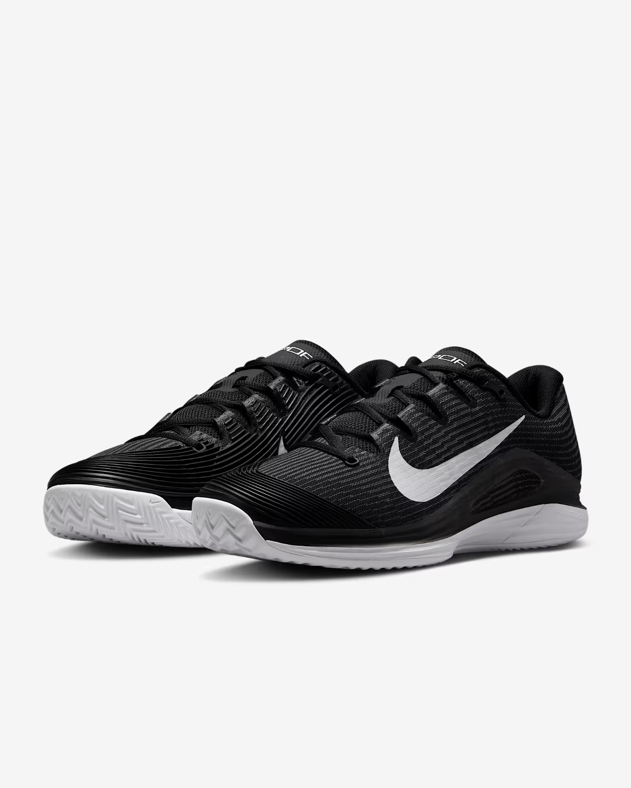 HQ6026-001 Nike Vapor 12 Black Dark Smoke Grey White (Men's)