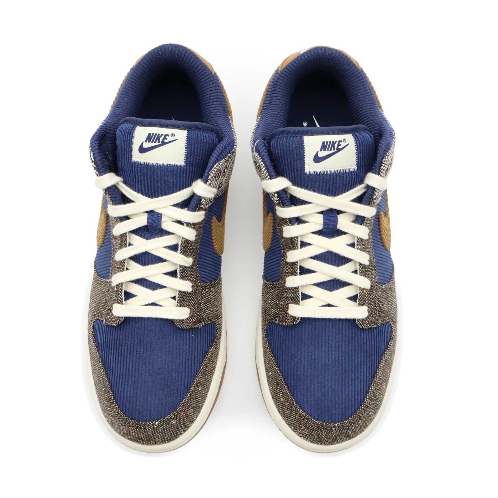 FQ8746-410 Nike Dunk Low PRM Tweed Midnight Navy Baroque Brown Corduroy (Men's)