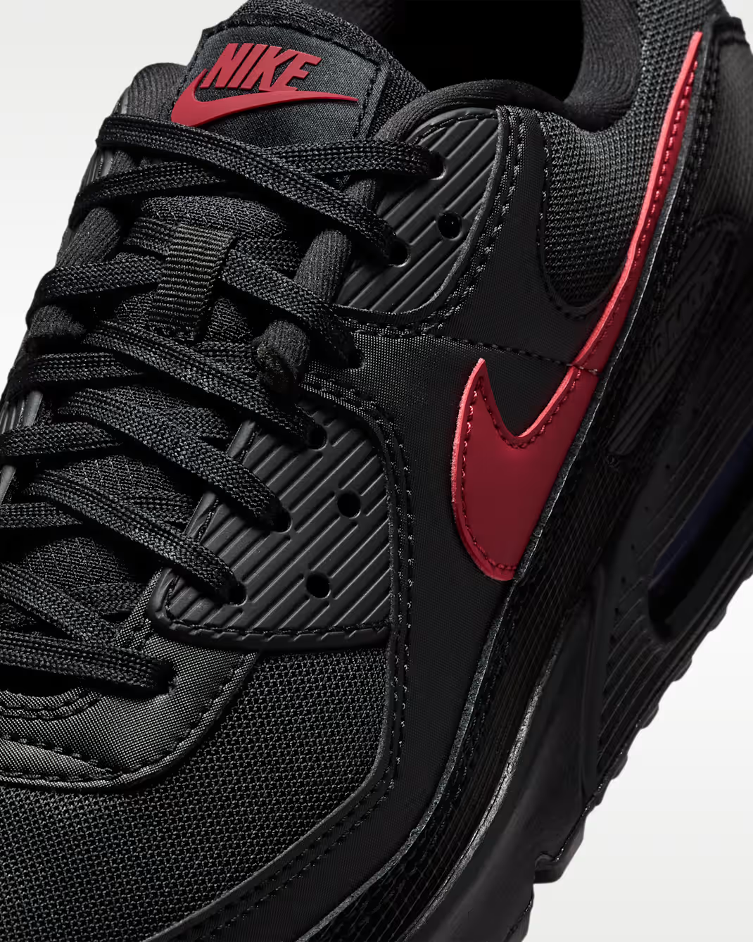 IM9616-001 Nike Air Max 90 "Black/Tough Red" (Men's)