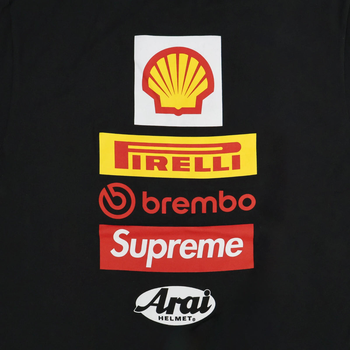 Supreme Ducati Logos Tee Black