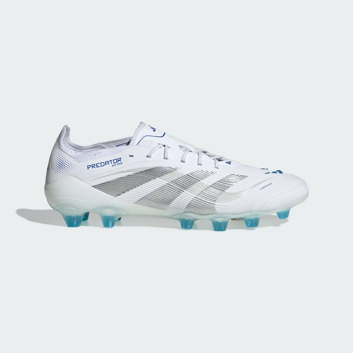 JP9809 adidas Predator Elite HG AG Cloud White Silver Metallic Bright (Men's)