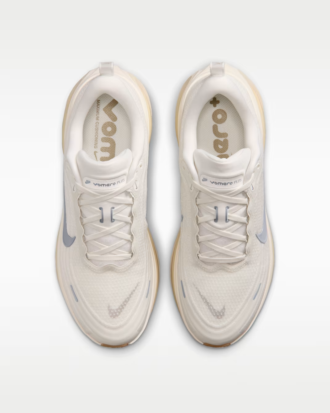 IM8336-100 Nike Vomero Plus Sail Coconut Milk Light Khaki Metallic Silver(Men's)