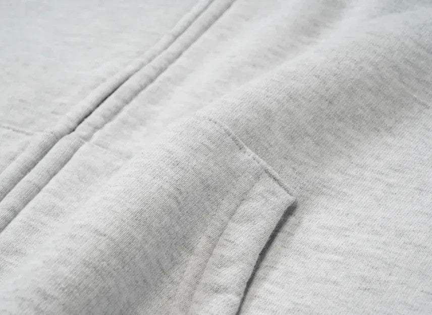 Supreme Small Box Zip Up Hooded Sweatshirt "Ash Grey"