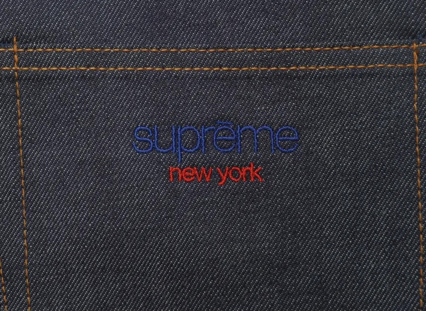 Supreme Baggy Selvedge Jean (26SS) "Rigid Indigo"