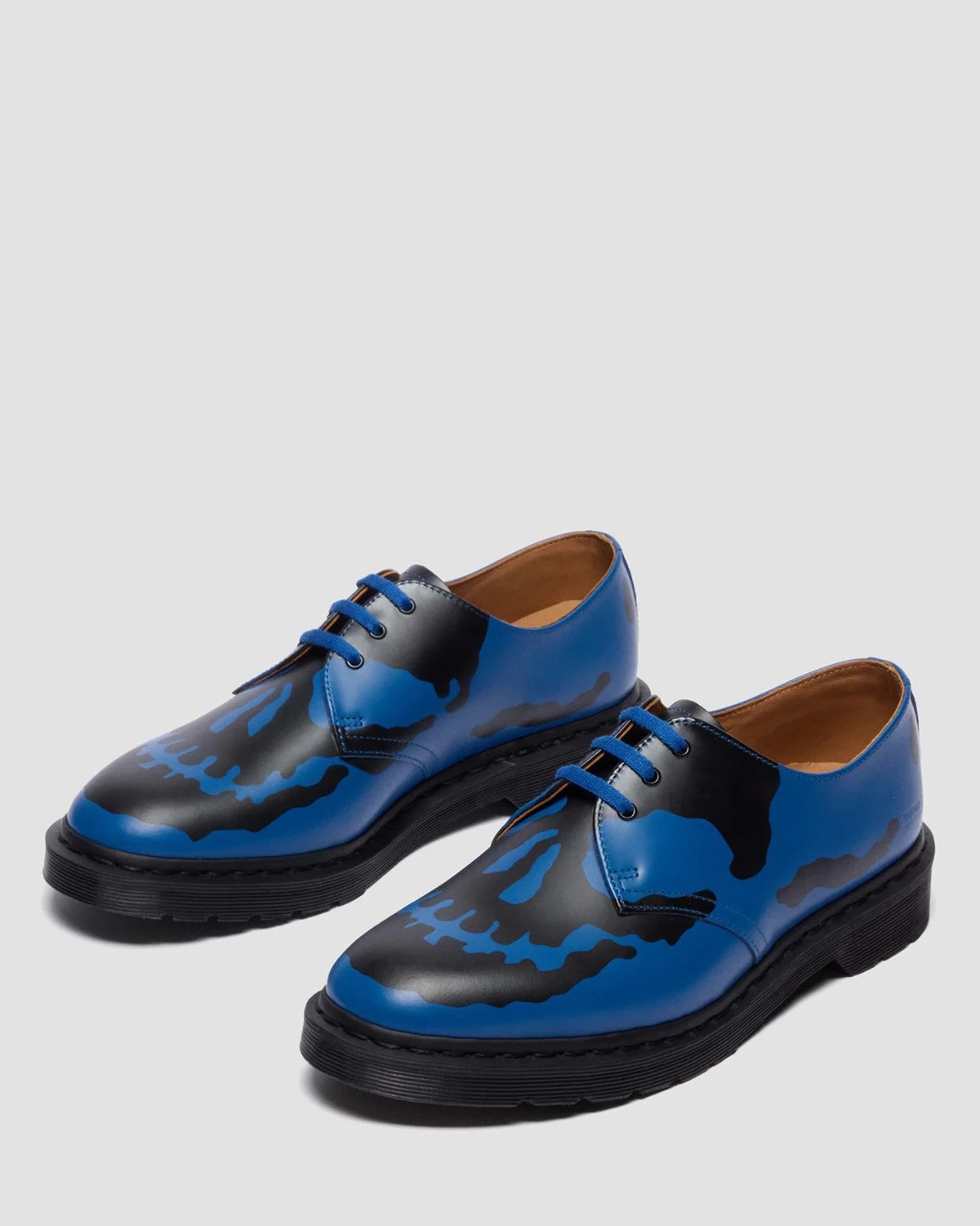 42936400 Supreme Dr.Martens 1461 Skull 3 Eye Shoe Blue Black (25FW Week 14) (Men