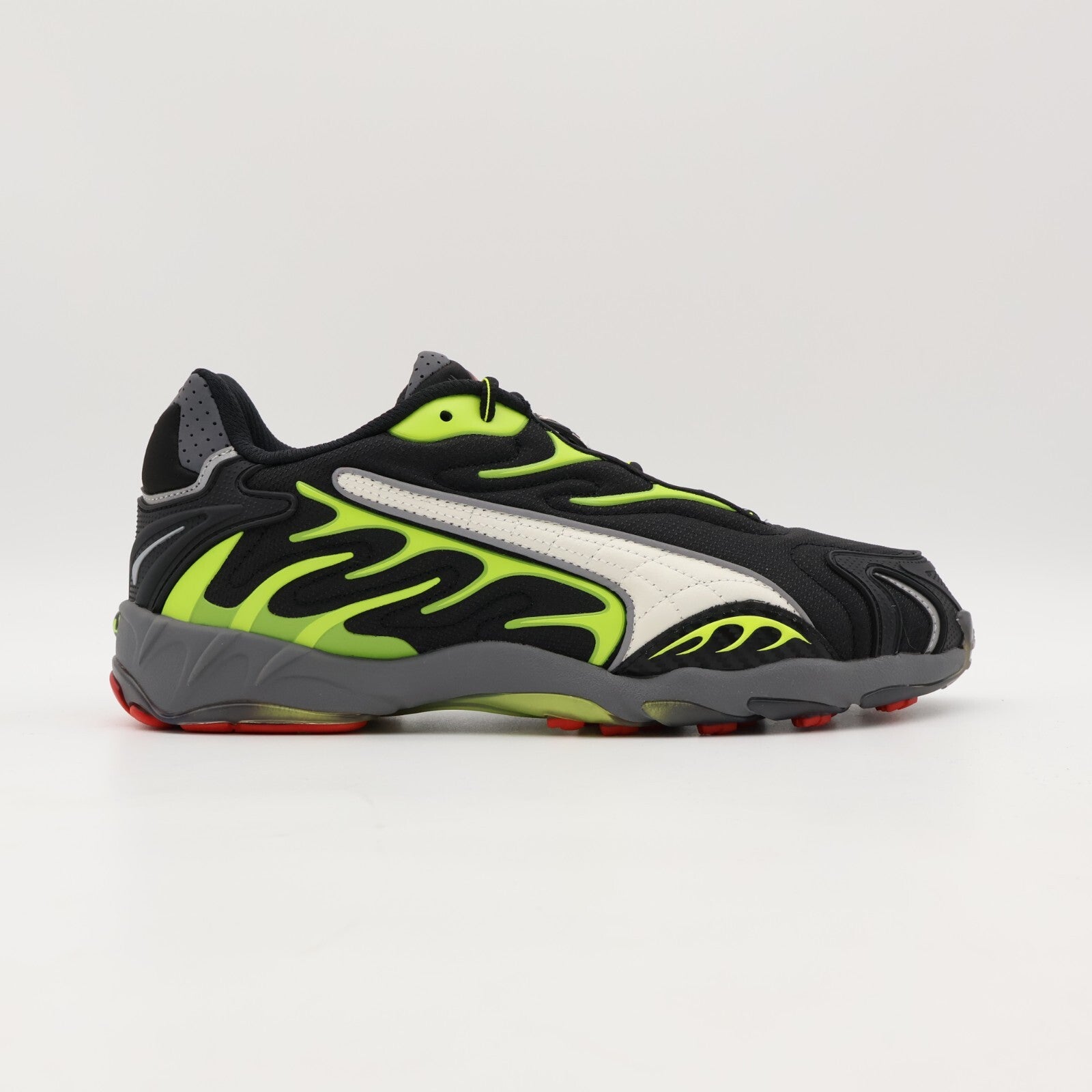 402459-01 A$AP Rocky Puma Inhale Mesh Puma Black Warm White Lime Pow (Men's)