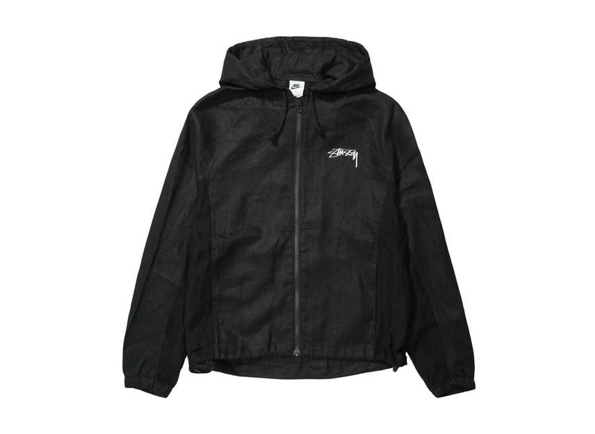 Stussy Nike U NRG Linen Jacket Hoodie Black