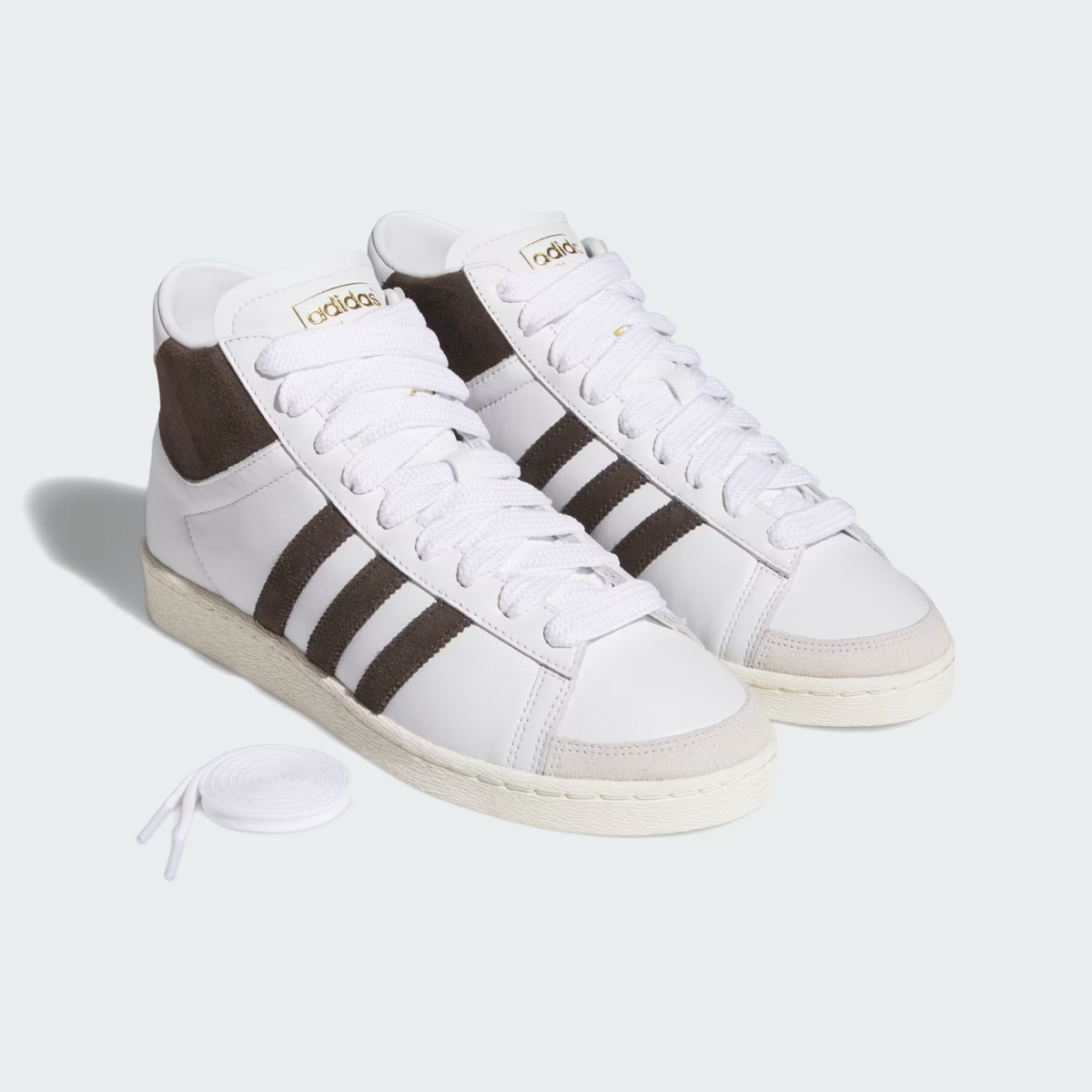 JP6497 adidas Jabbar Hi Cloud White Aurora Coffee (Men's)