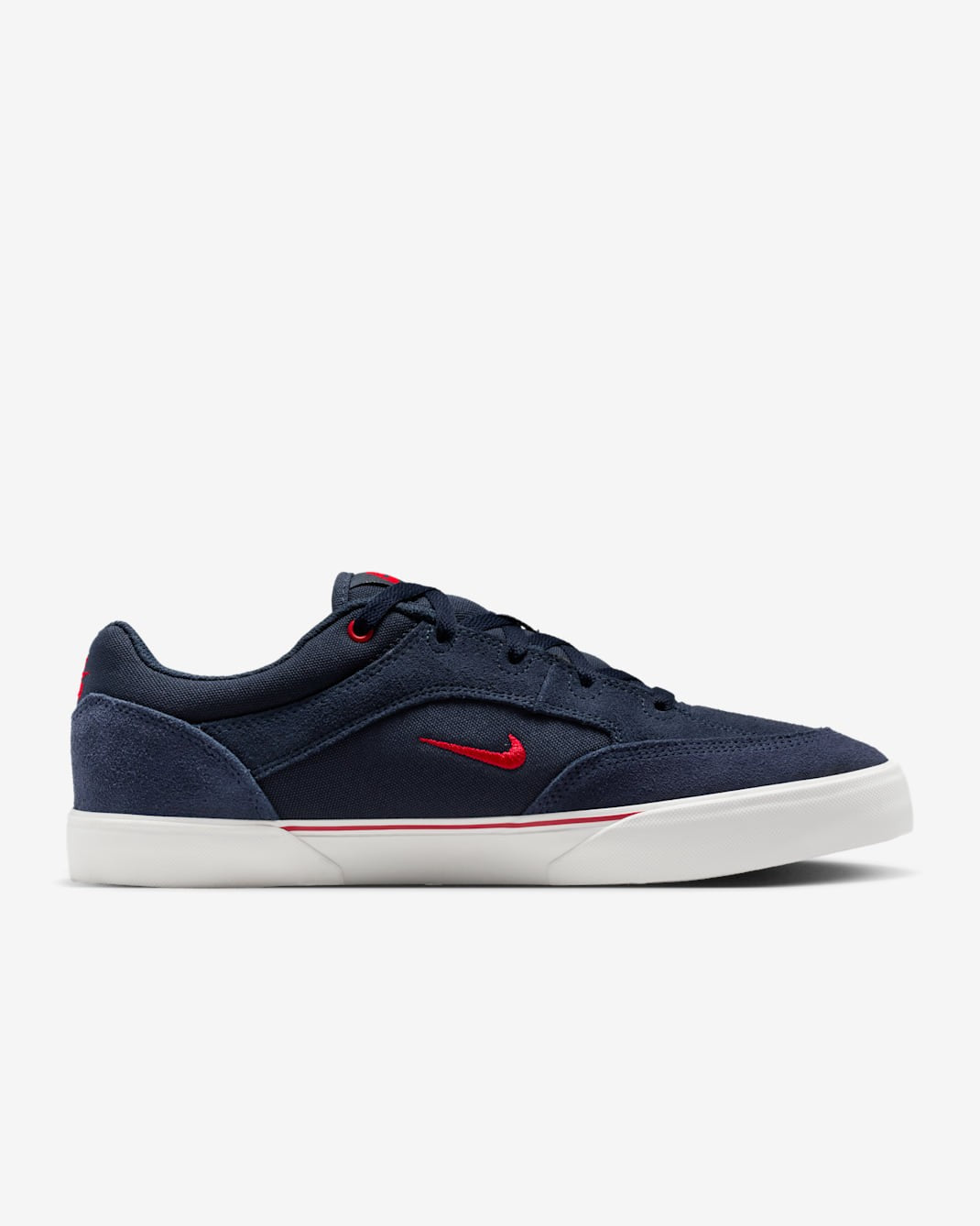 FV6064-402 Nike SB Malor Obsidian Midnight Navy Summit White Gym Red (Men's)