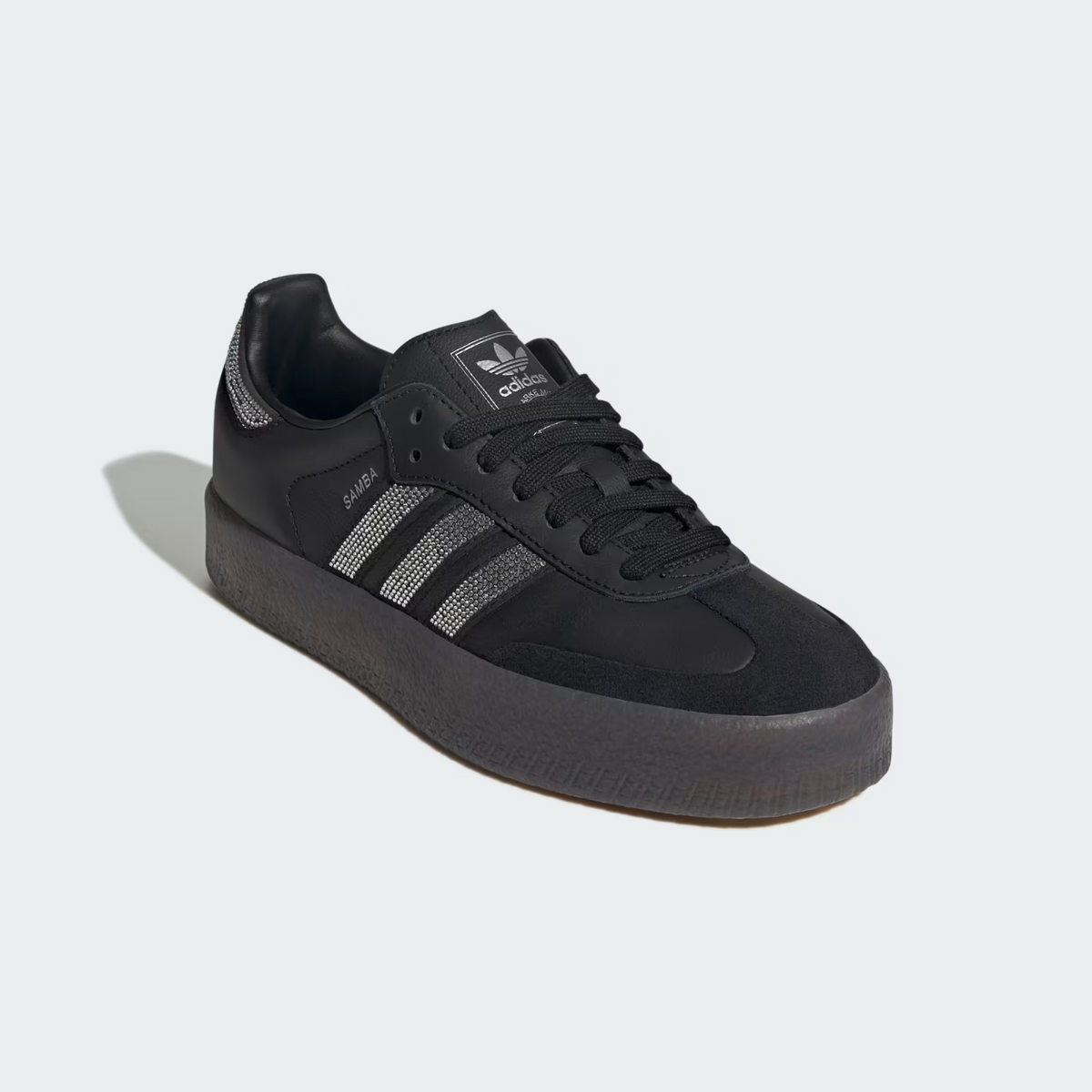 IH4045 adidas Sambae Core Black Silver Metallic Gum (Women's)