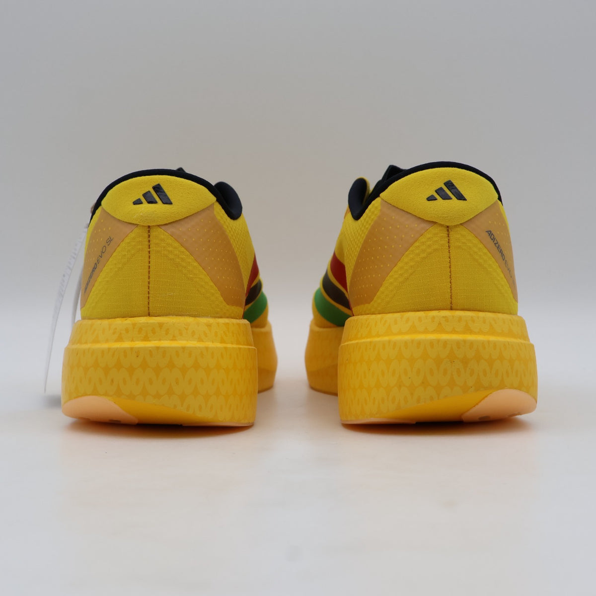 KJ3625 Bob Marley adidas Adizero Evo SL Bold Gold Vivid Green Pure Ruby (Men's)