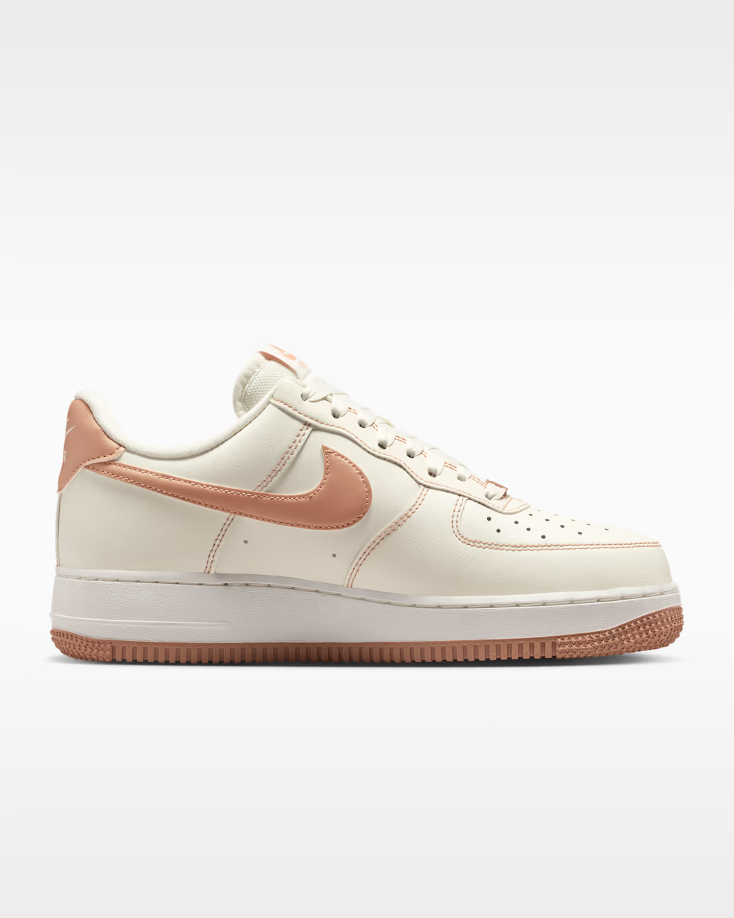 IQ9428-133 Nike Air Force 1 '07 Sail Rose Gold (Women's)