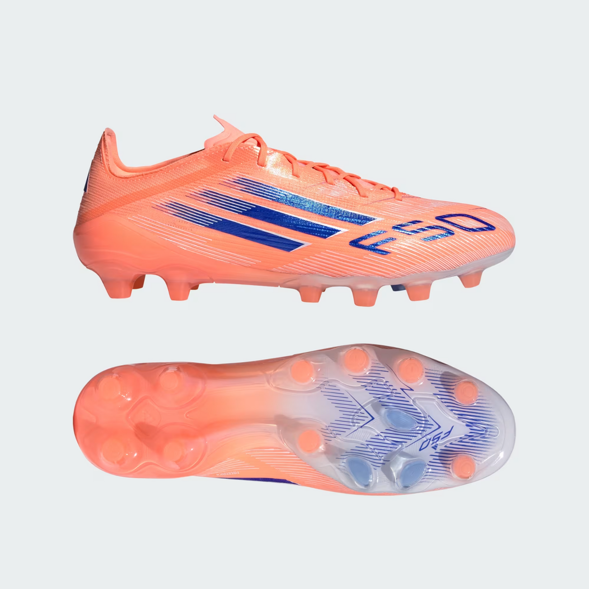 JH7646 adidas F50 Elite HG/AG Japan Beam Orange/Lucid Blue/Cloud White (Men's)