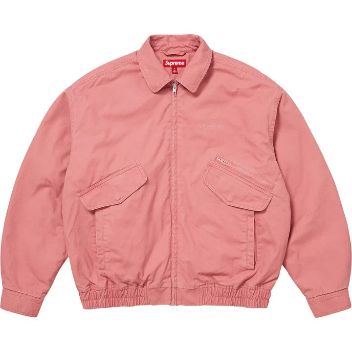 Supreme Hooded Utility Jacket Pink